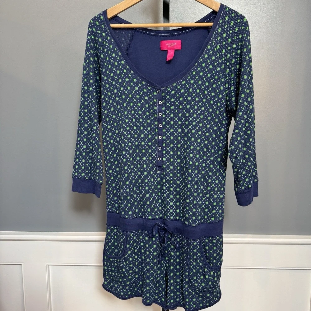 Victoria's Secret Pajama One Piece Thermal Long Sleeve Large